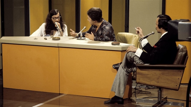 Raôul Duguay à l'émission <em>Appelez-moi Lise</em> en 1972