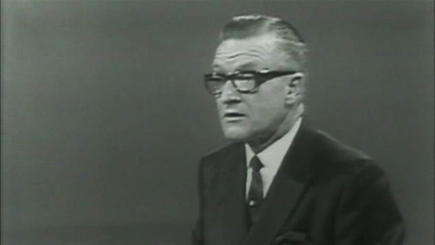 Réal Caouette, chef du Ralliement créditiste en 1969