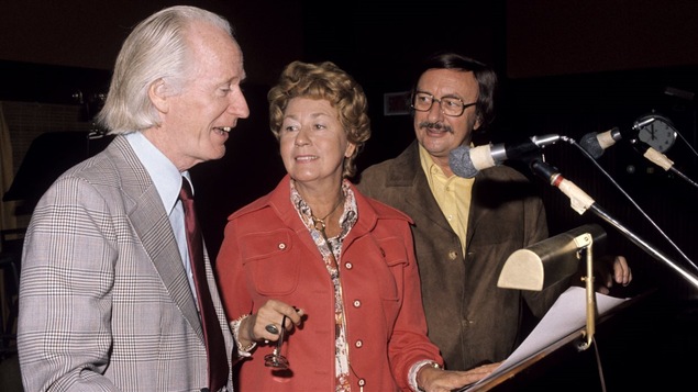 Gérard Paradis, Estelle Caron et Jean-Maurice Bailly en 1974
