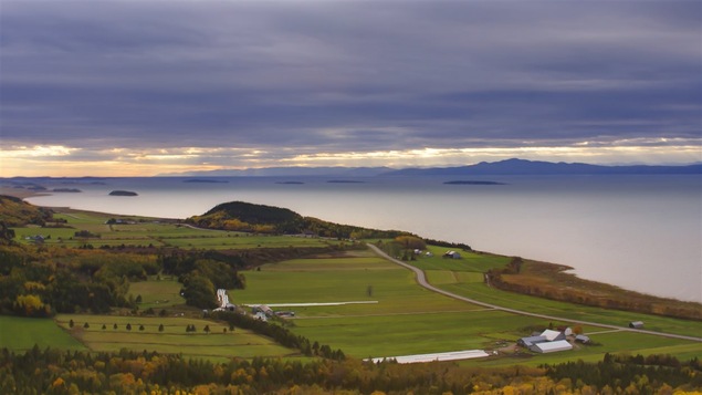 Le Fleuve Saint-Laurent vu de Kamouraska
