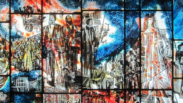 L'oeuvre de Frédéric Bach au métro Place-des-Arts
