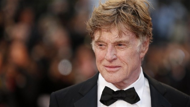 Robert Redford sur le tapis rouge du film All is lost, de J.C. Chandor, à Cannes