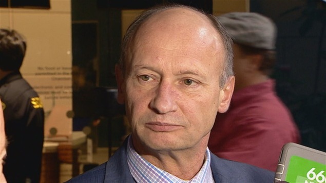 Gros plan d'André Chabot