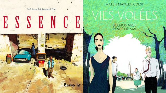 Deux BD très colorées.