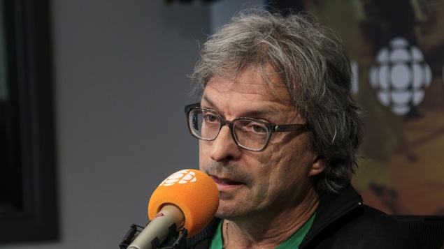 Benoît Côté, en studio