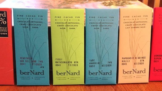 Les barres de chocolat de Chocolat berNard.