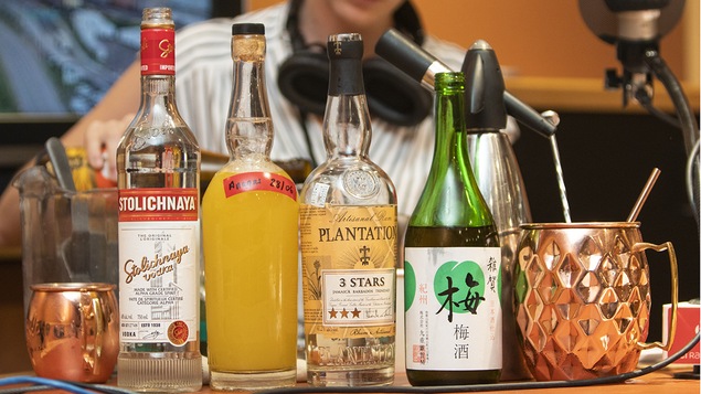 Les alcools utilisés par la mixologue Gabrielle Panaccio.