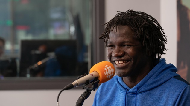 Boucar Diouf, en studio