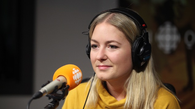 Camille Gagnon, en studio