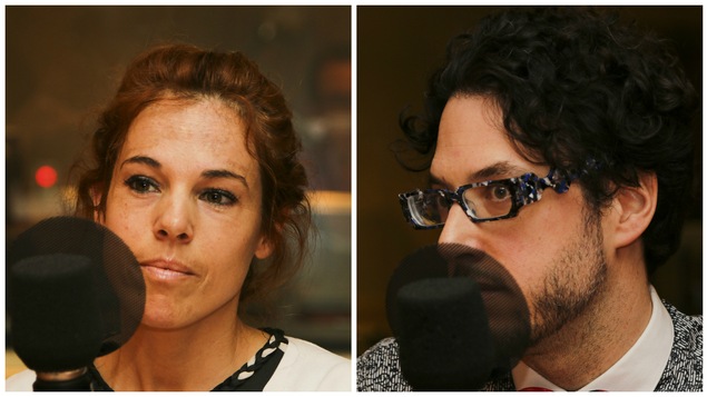 La directrice générale de l’Association Emmanuel, Catherine Desrosiers et Vincent Robichaud