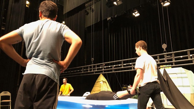 La troupe Théâtre à tempo est en est en résidence au Centre des arts de Baie-Comeau