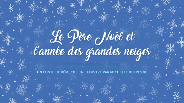 Une page couverture d'un conte de Noël.