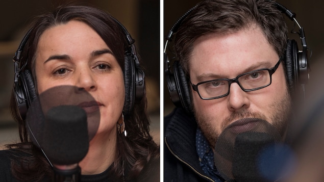 Les sociologues Mathieu Bock-Côté et Cécile Van de Velde