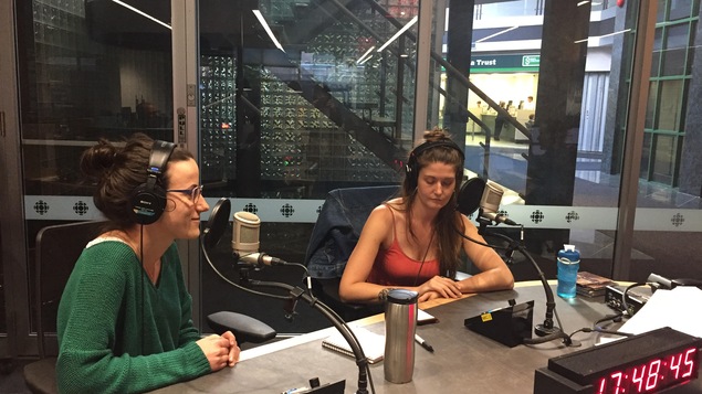 Kelly Lefaive et Joëlle Westman membres de la formation Georgian Bay nous rendent visite en studio