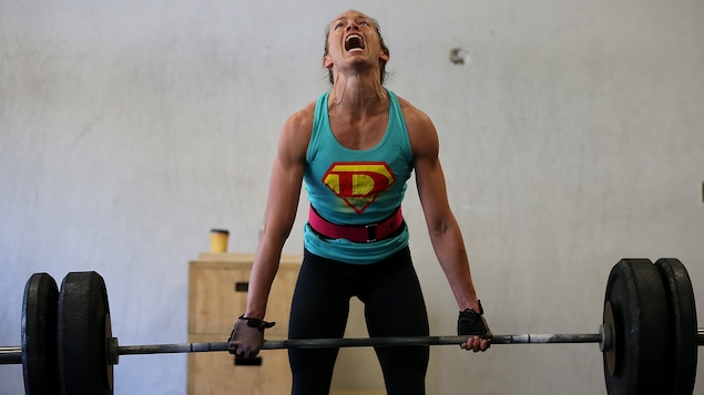 Une adepte du CrossFit