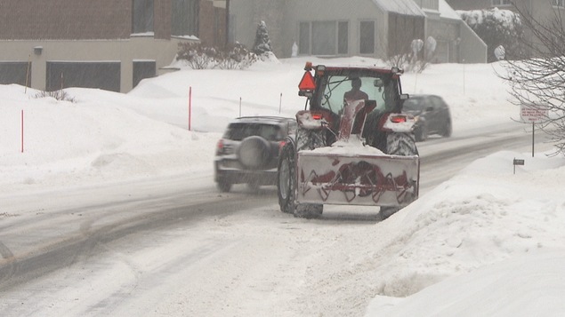 Tracteur de déneigement