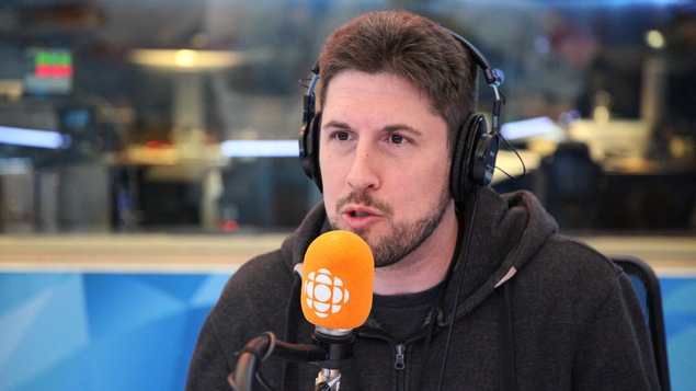 David Goudreault en studio.