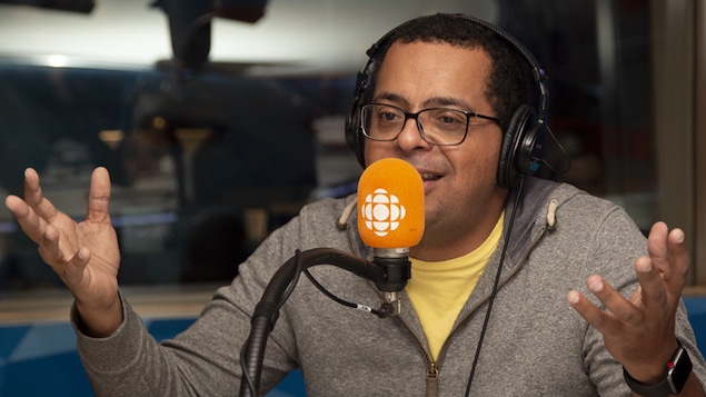 Gregory Charles au studio 17 de Radio-Canada, à Montréal, le 21 octobre 2018.