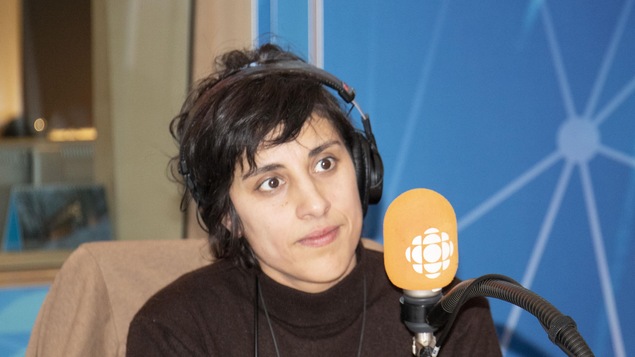 Elkhana Talbi, alias Queen Ka, en studio.