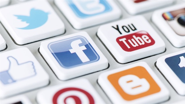 Des logos de médias sociaux