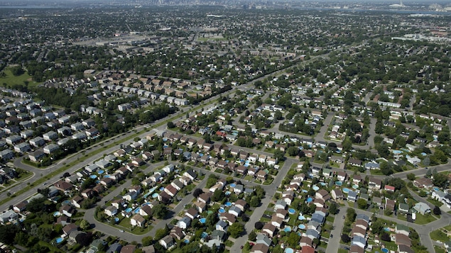Une banlieue montréalaise