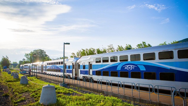 Un train de l'Autorité régionale de transport métropolitain