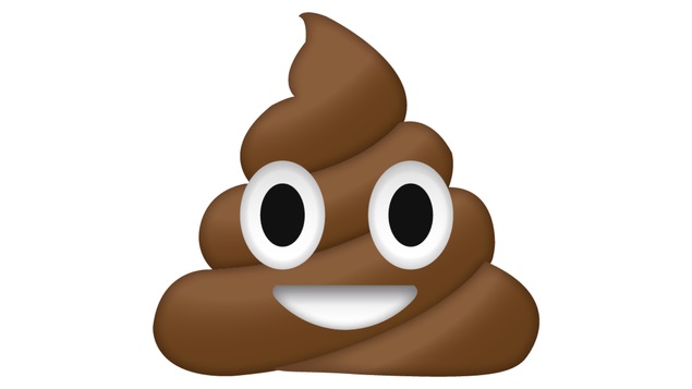 Un emoji d'excrément