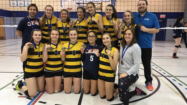 L'équipe U16 des Macareux U16 de la Côte-Nord