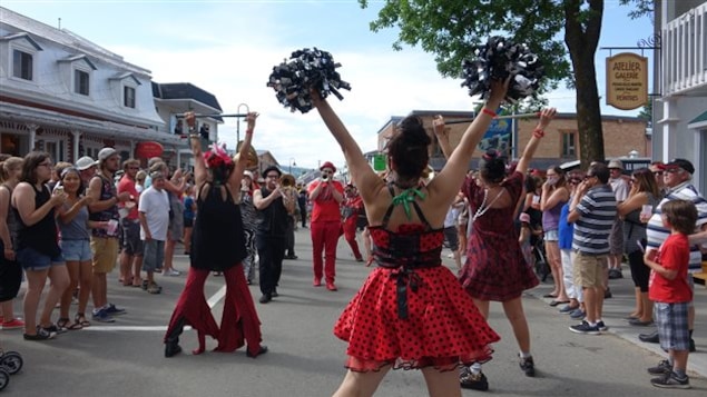 La fanfare Hungry March Band de New-York.
