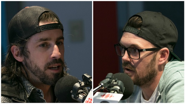 Photo des deux entrepreneurs beauceron Pierre-Olivier Drouin et Frank Ménard