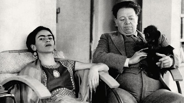 Frida Kahlo y Diego Rivera