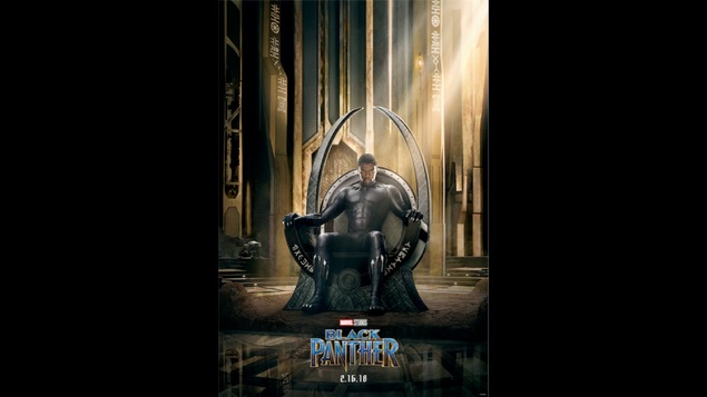 L'affiche officielle du film Black Panther