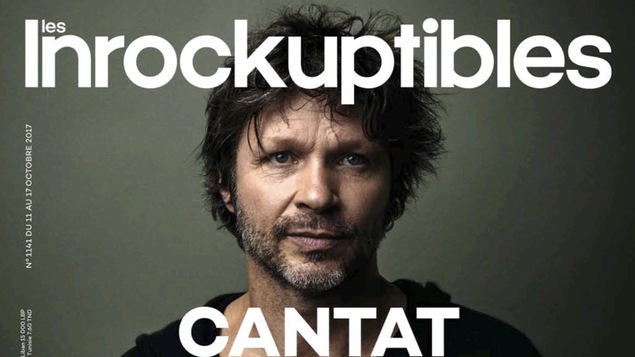 L'auteur-compositeur-interprète Bertrand Cantat fait la une du magazine les Inrockuptibles.