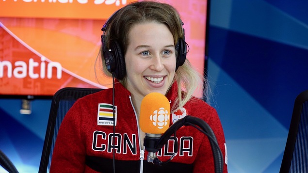 La patineuse de vitesse Marianne St-Gelais