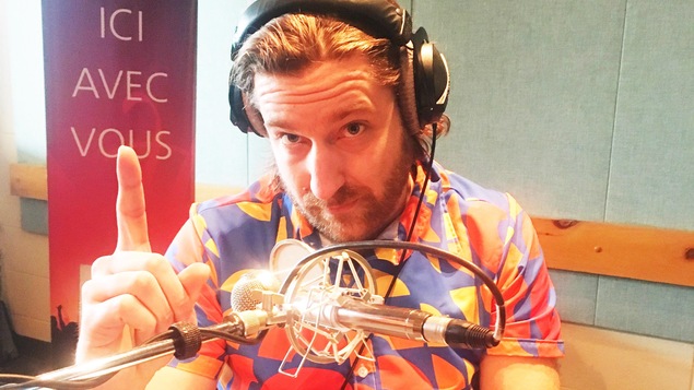Le chroniqueur Guillaume Hubermont en studio