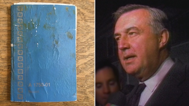 Richard Hatfield en 1987 et son journal