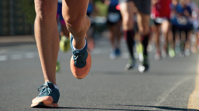 Un coureur de marathon