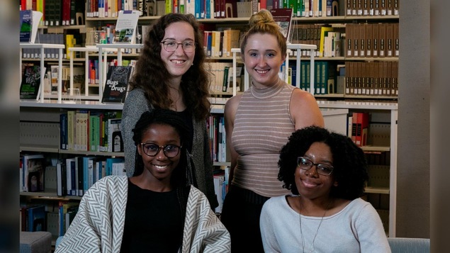 Ramona Blinn, Taylor Aymar, Ombouda Manuela, Océane Nyela