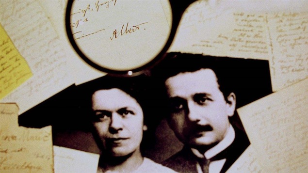 Albert Einstein et sa première femme, Mileva Marić.