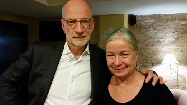 Hubert T. Lacroix était de passage à Winnipeg le 9 novembre dans le cadre de sa dernière tournée en tant que pdg du diffuseur public.