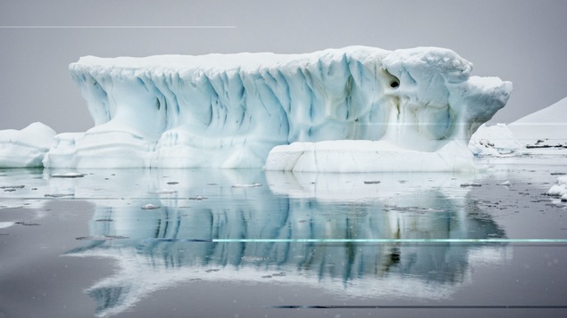 Photographie d'un glacier