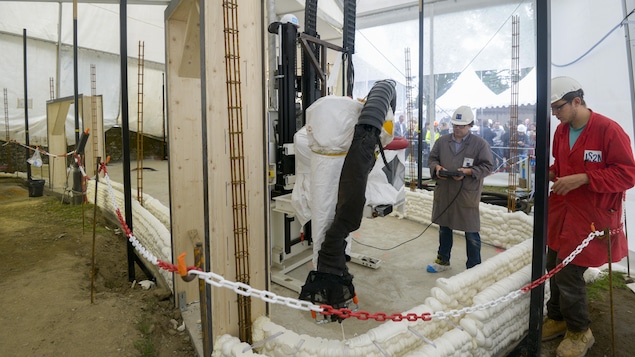 Construction d'une maison avec impression 3D