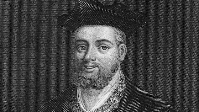 Portrait de l'érudit avec une chapeau sur la tête