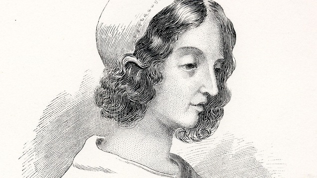 Gravure représentant Jeanne Mance