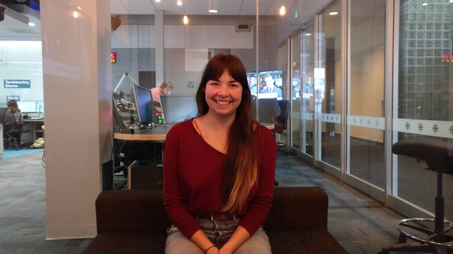 Une photo de Jen McKerral à Radio-Canada Sudbury.