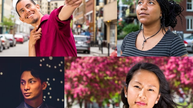 Visages en mosaïque