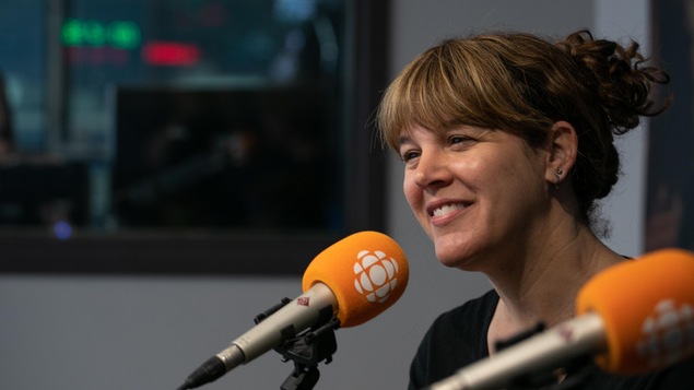 Martine Latulippe, en studio