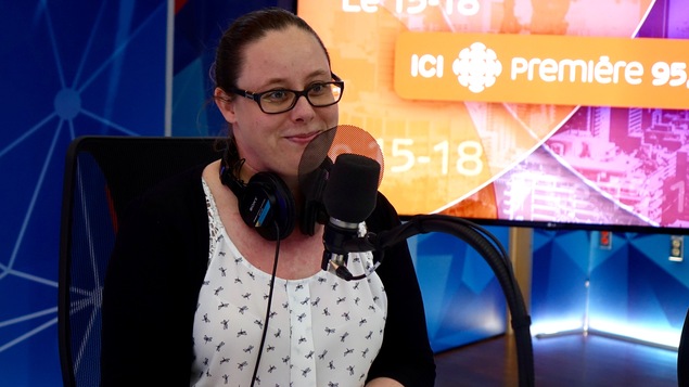 Mariève Paradis, éditrice du magazine Planète F, en entrevue à l'émission Le 15-18