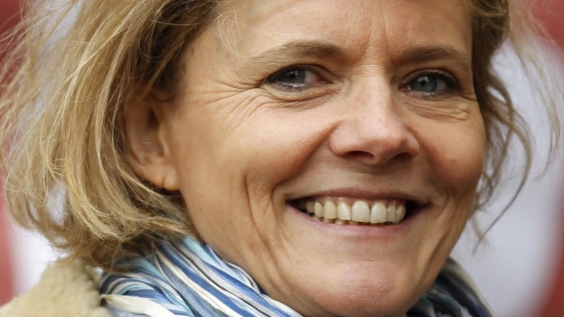 Portrait de la journaliste française Florence Aubenas