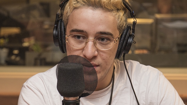 Nabil Lahrech au micro de Catherine Perrin.
